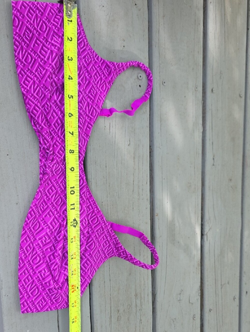 Fendi x SKIMS Skimpy Scoop Bralette. 3x. Fuchsia. - Picture 8 of 8